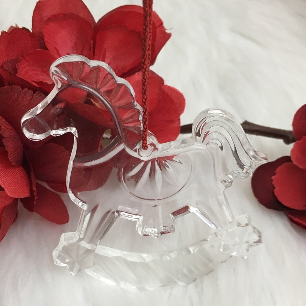 Princess House | Crystal Rocking Horse Ornament